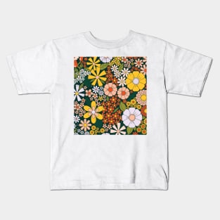Floral illustration design Kids T-Shirt